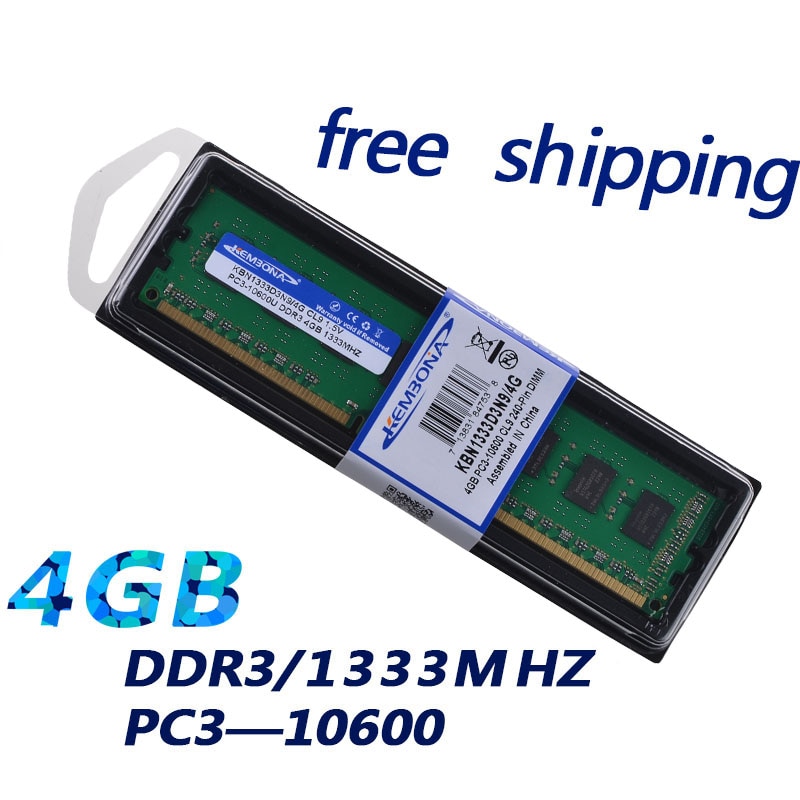 KEMBONA 귣 ޸ DDR3 Ram 1333Mhz 4G 4GB ..